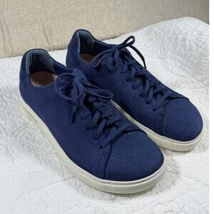 Birkenstock Bend Low Corduroy Blue Unisex W11 M9 Lace Up Comfort Sneaker Shoes